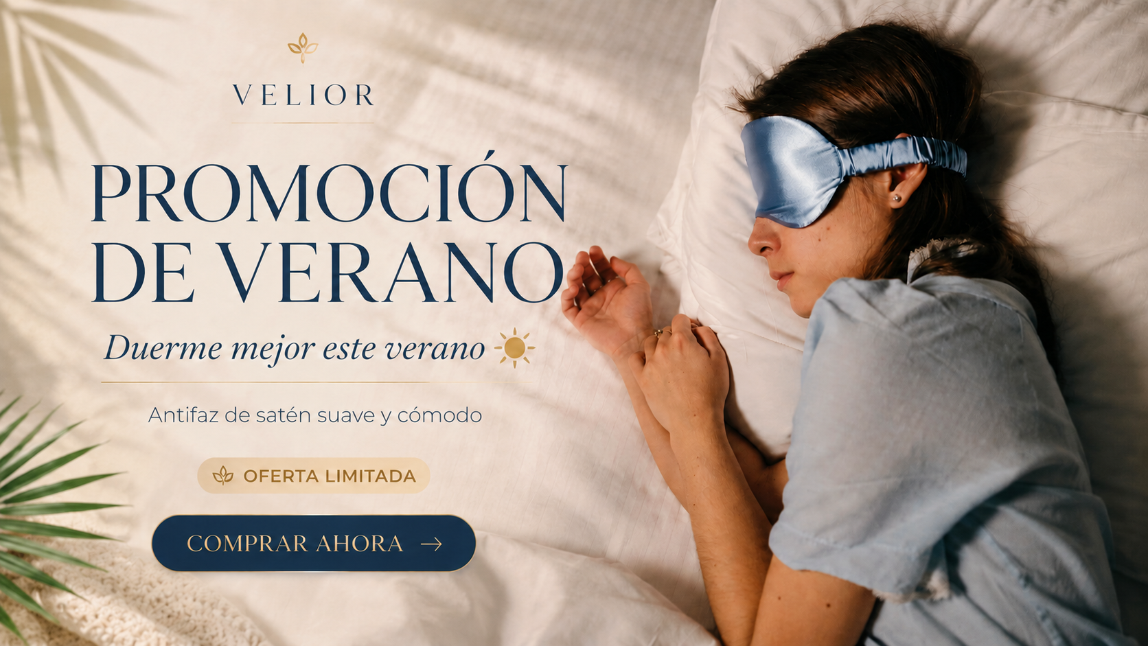 Antifaz de seda para dormir